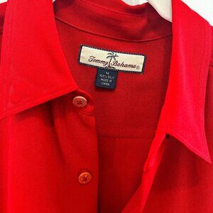 Medium - Red - Tommy Bahama Button Down
